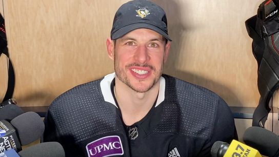 Crosby: 'It should be full throttle here' in final push for playoffs taken in Cranberry, Pa. (Penguins)